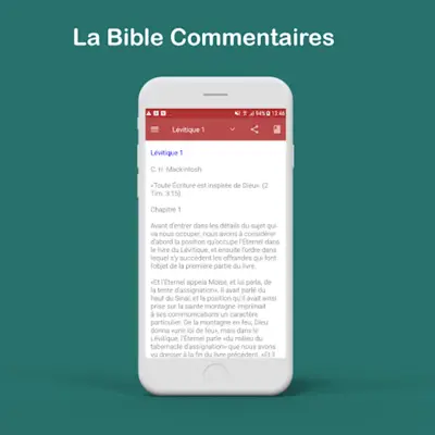 La Bible Commentaires android App screenshot 3